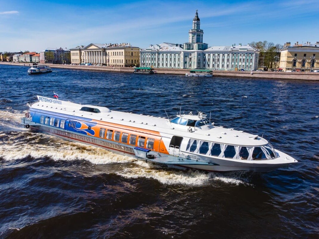 Поездка на метеоре в Кронштадт