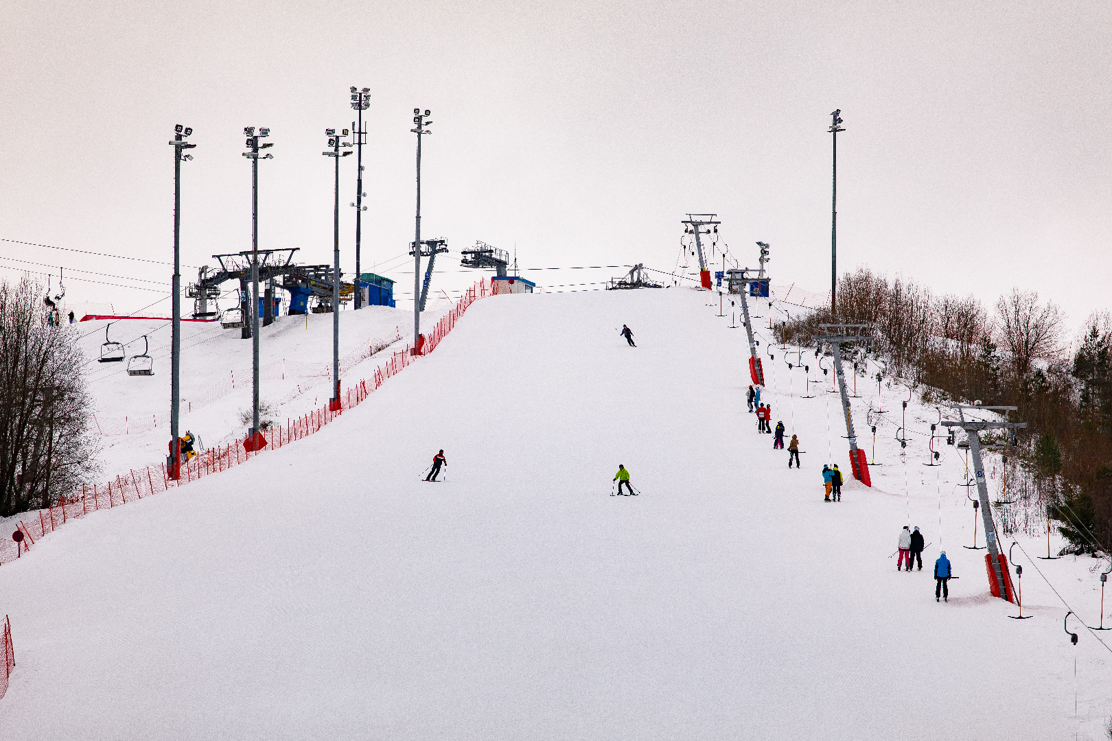 Развлечения на зимней базе в Подмосковье